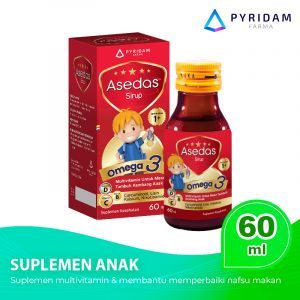 Asedas Sirup Suplemen Nafsu Makan Anak (@ 60ml) - PYFA Health