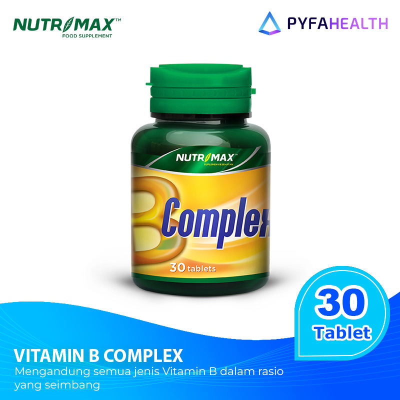 Jual ProdukNutrimax B Complex Vitamin B Kompleks @ 30 Tablet