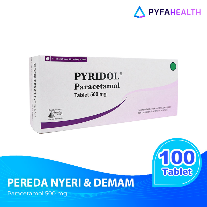 Jual Produkpyridol Tablet Paracetamol 500 Mg Meringankan Rasa Sakit