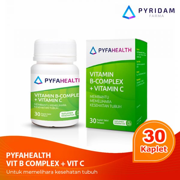 Pyfahealth Vitamin B Complex + Vitamin C Memelihara Kesehatan Tubuh ...