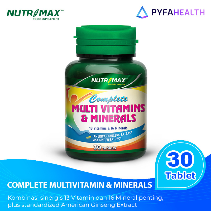 Jual Produknutrimax Complete Multivitamin Minerals Tablet