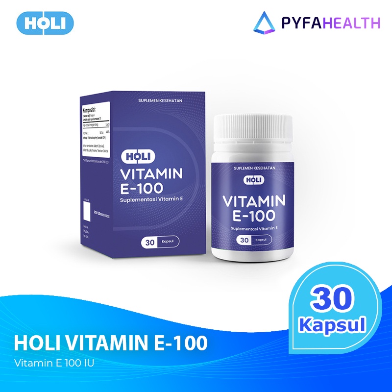 Jual ProdukHoli Vitamin E 100 IU (30 Kapsul)