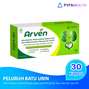 Arven Bantu Meluruhkan Batu Urin di Ginjal - 30 Kapsul - PYFA Health