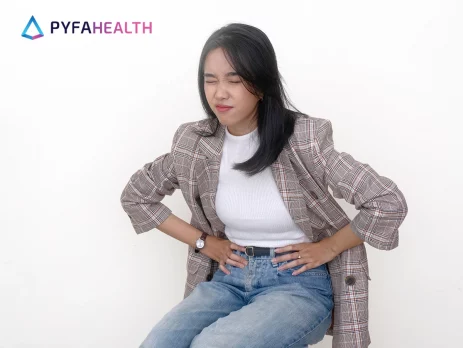perut kembung dan mual